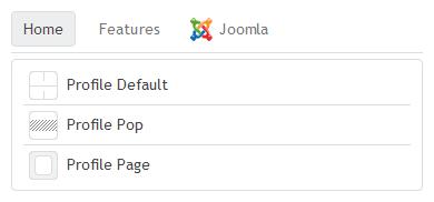 设置Joomla菜单